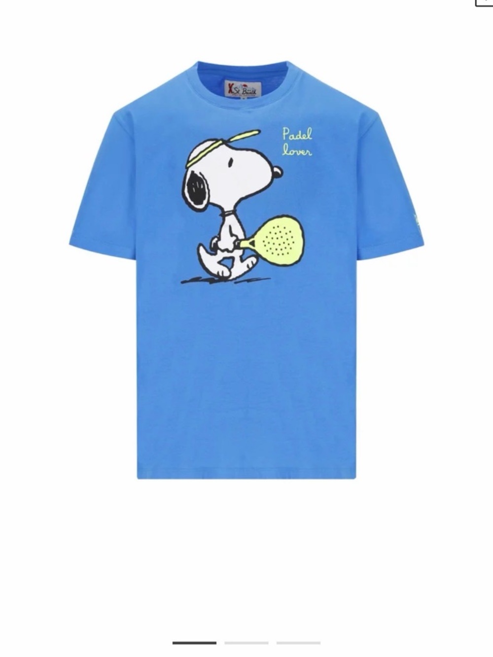 Peanuts Snoopy 'Paddle Lover' Short Sleeve Tee - Blue